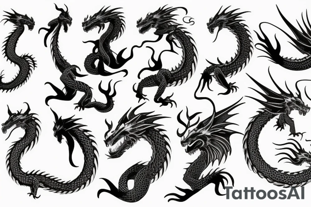 dragon tattoo idea
