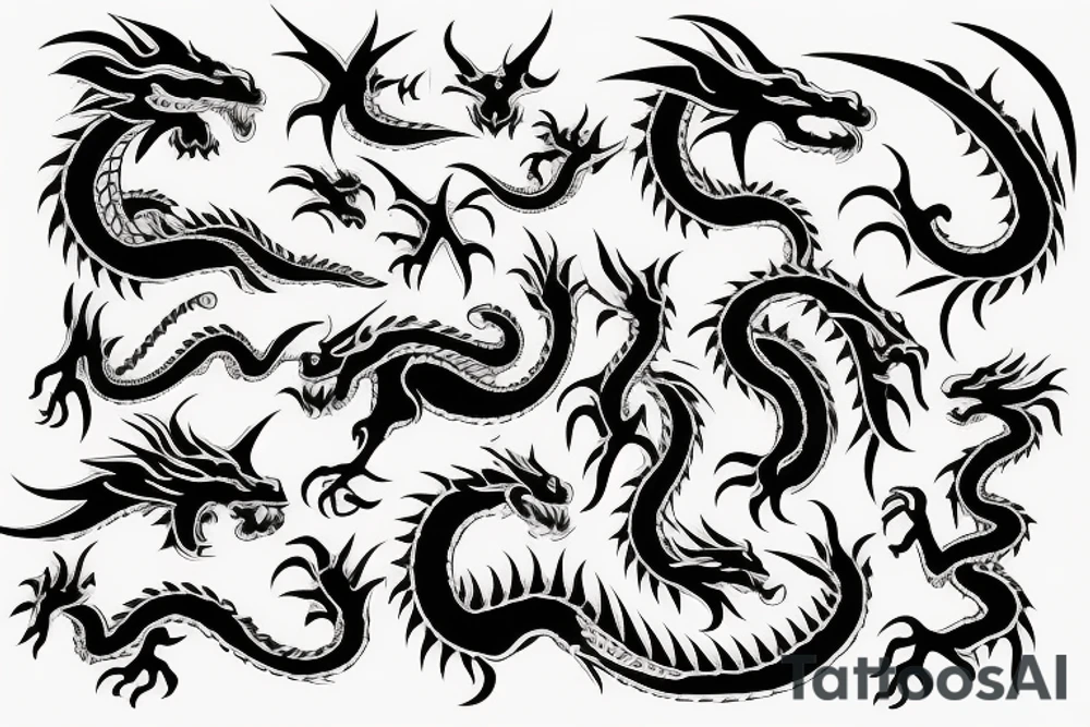 dragon tattoo idea