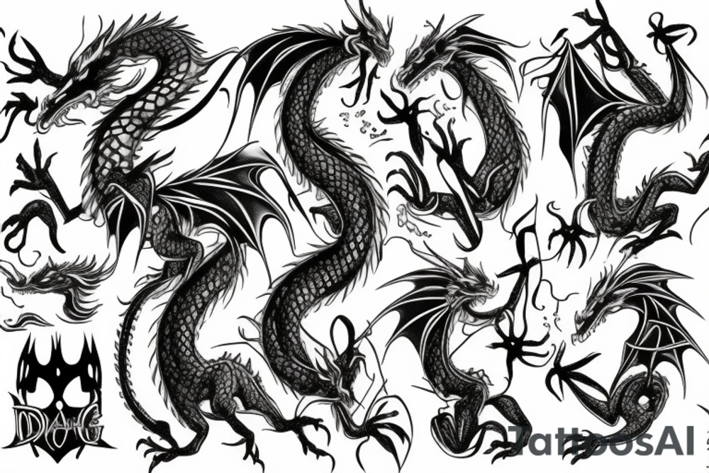 dragon tattoo idea