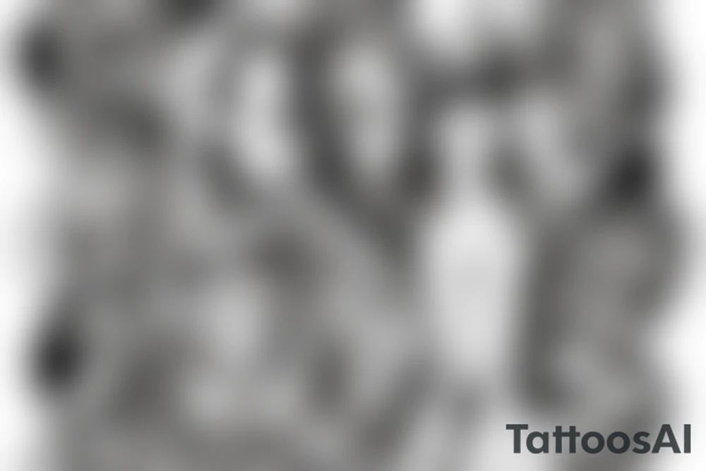 A geek goddess holding an hourglass tattoo idea