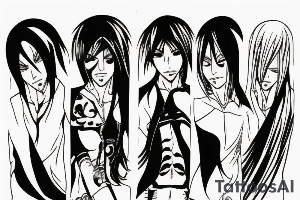 bleach anime tattoo idea