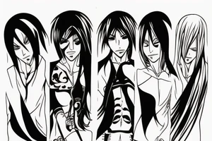 bleach anime tattoo idea