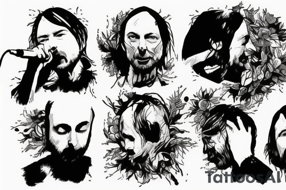 Radiohead music band tattoo idea