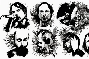 Radiohead music band tattoo idea