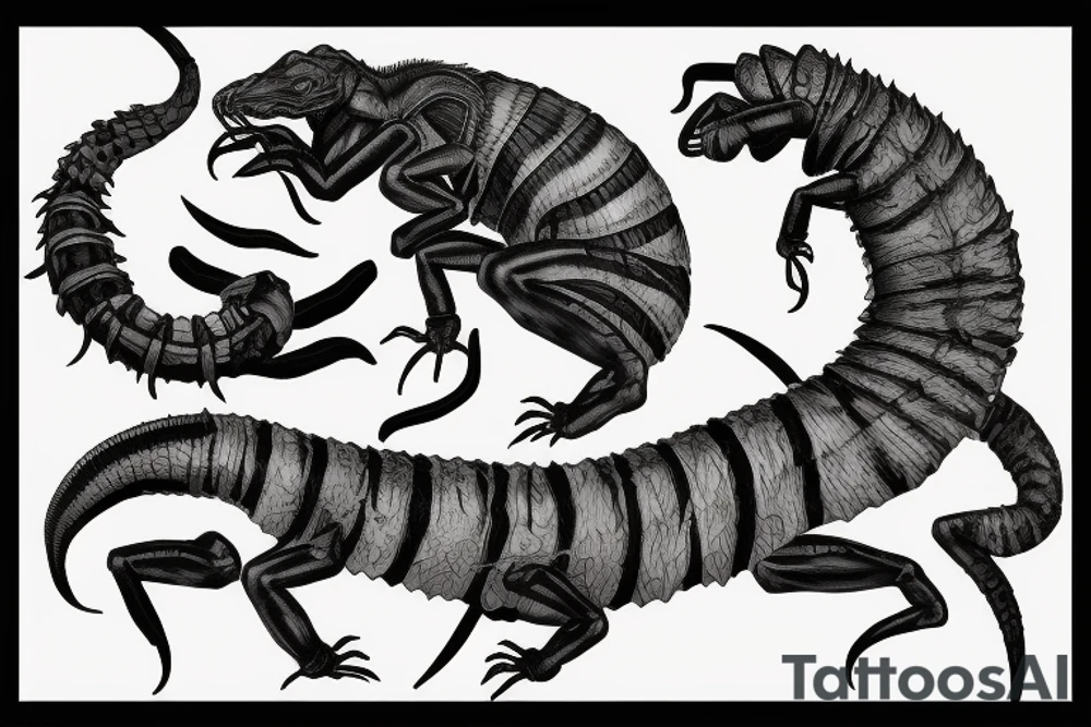 Mortal kombat tournament scorpion kung lao reptile tattoo idea