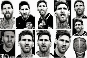 Lionel Messi tattoo idea