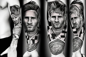 Lionel Messi tattoo idea