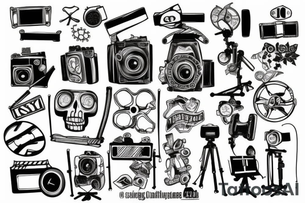 Filmmaking rec tattoo idea