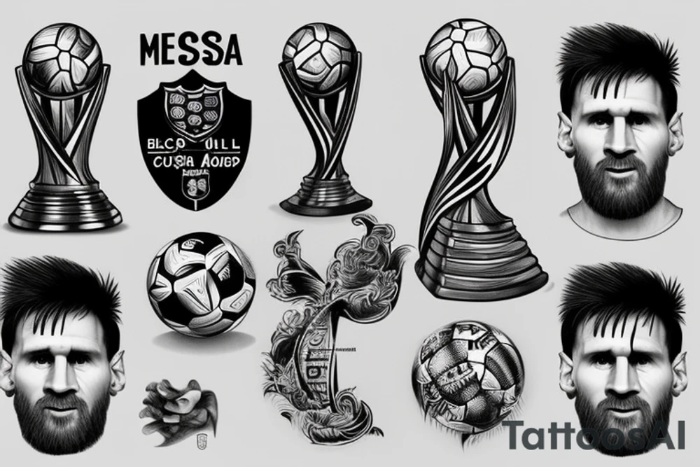 Lionel messi world cup tattoo idea