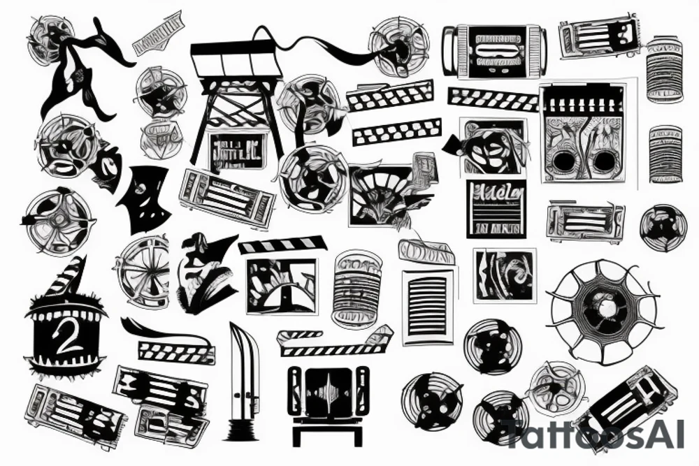 Film cinema tattoo idea