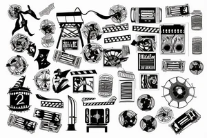 Film cinema tattoo idea