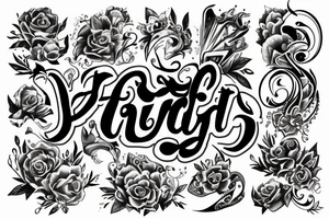 Trust and life tattoo idea