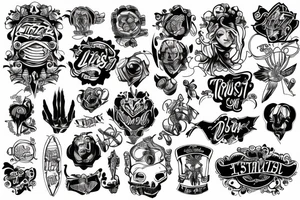 Trust and life tattoo idea