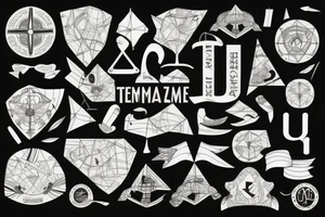 tembe around French Guiana map tattoo idea