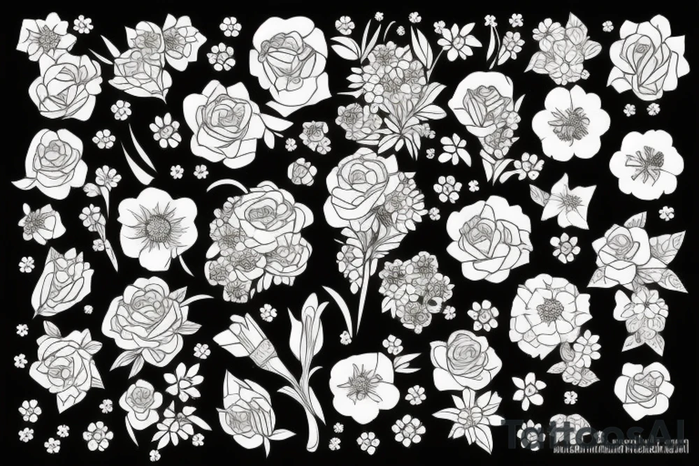 flowers after the fight tattoo idea