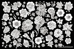 flowers after the fight tattoo idea