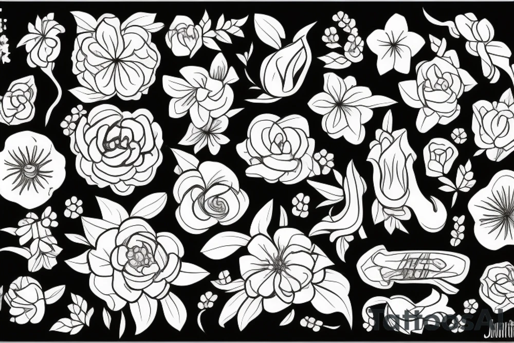 flowers after the fight tattoo idea