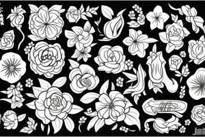 flowers after the fight tattoo idea