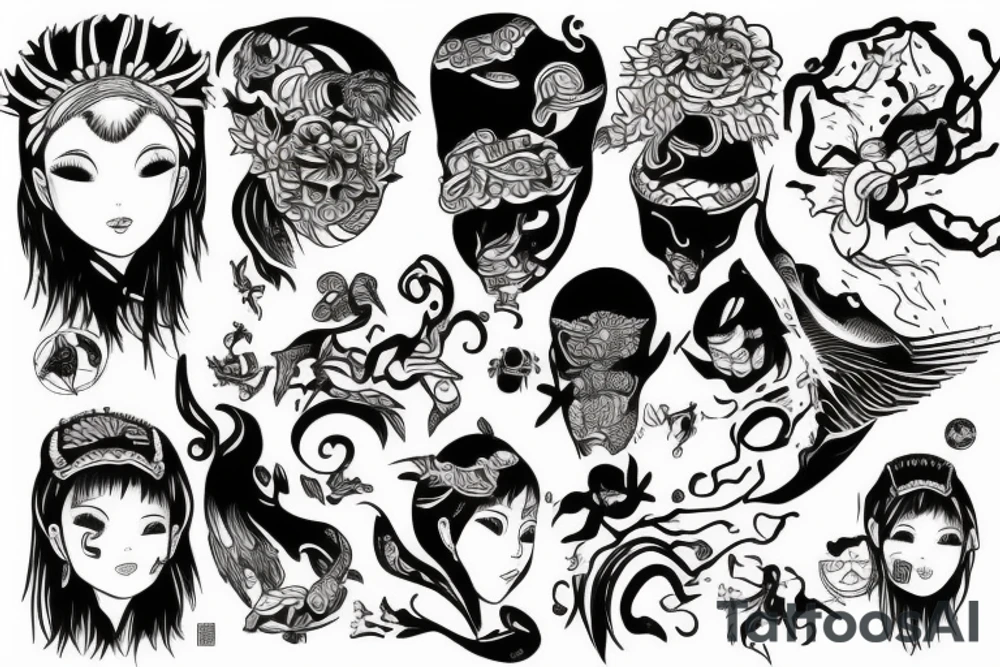 the birth of humanity tattoo idea