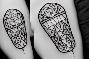 Hourglass tattoo idea