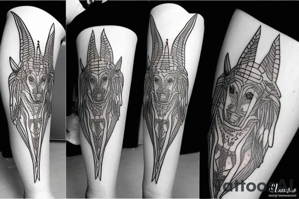 Anubis tattoo idea