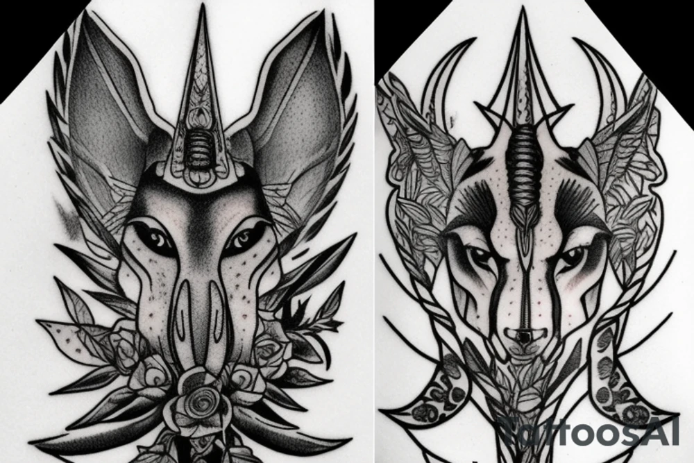 Anubis tattoo idea