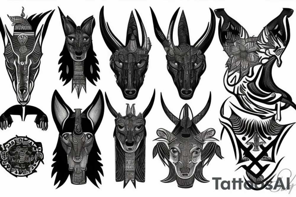 Anubis tattoo idea