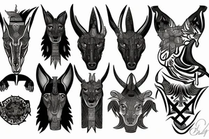 Anubis tattoo idea