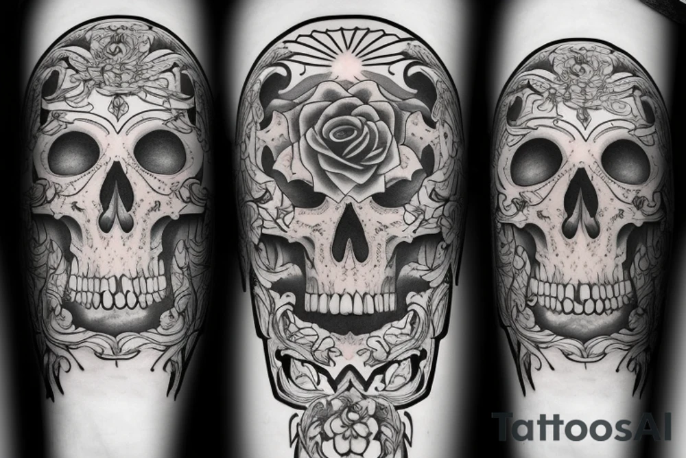 memento mori and amor fati tattoo idea