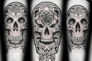 memento mori and amor fati tattoo idea