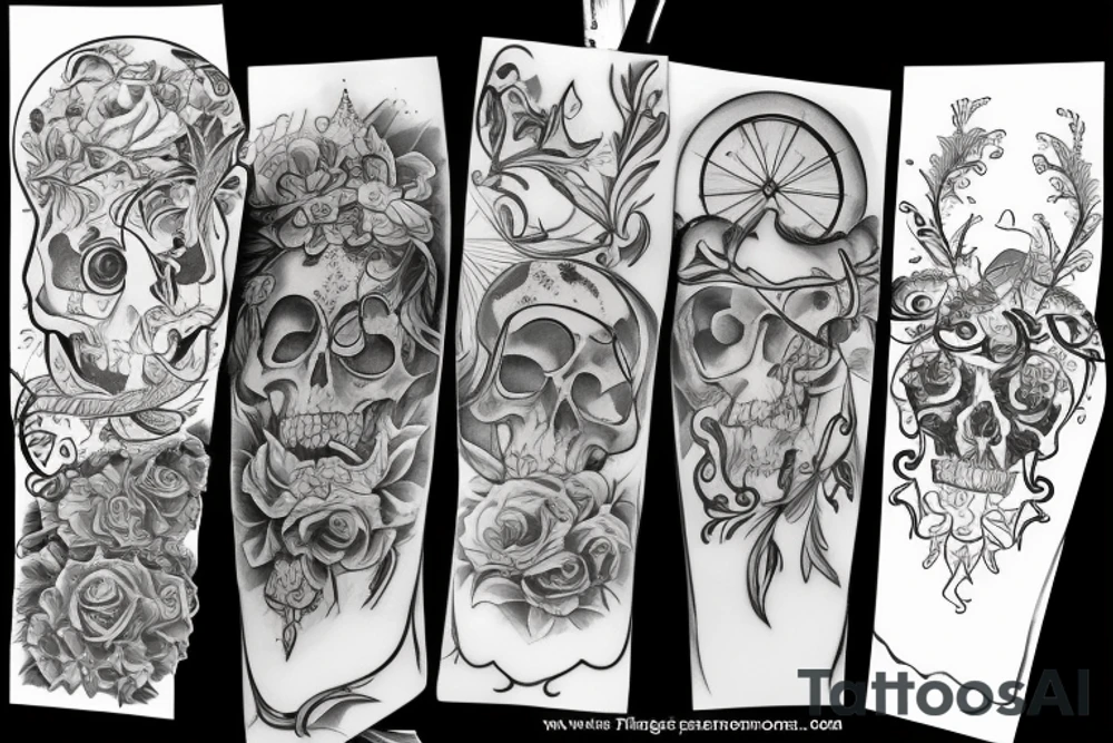 memento mori and amor fati tattoo idea