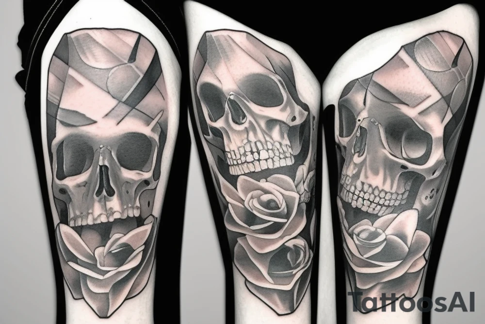 memento mori and amor fati combined tattoo idea