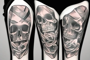 memento mori and amor fati combined tattoo idea