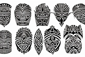 Polynesia tattoo sleeve tattoo idea