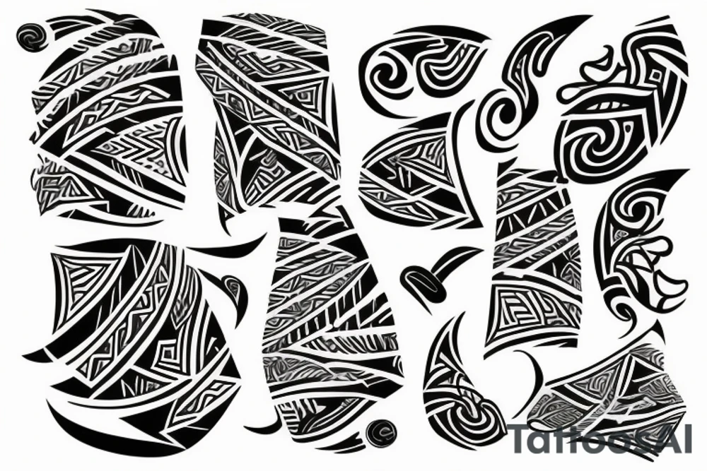 Polynesia tattoo sleeve tattoo idea