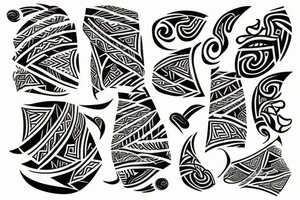Polynesia tattoo sleeve tattoo idea