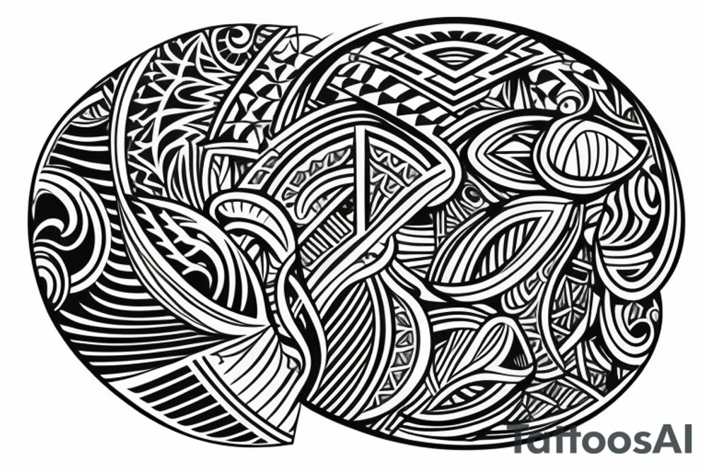 Polynesia tattoo sleeve tattoo idea