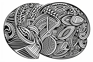 Polynesia tattoo sleeve tattoo idea