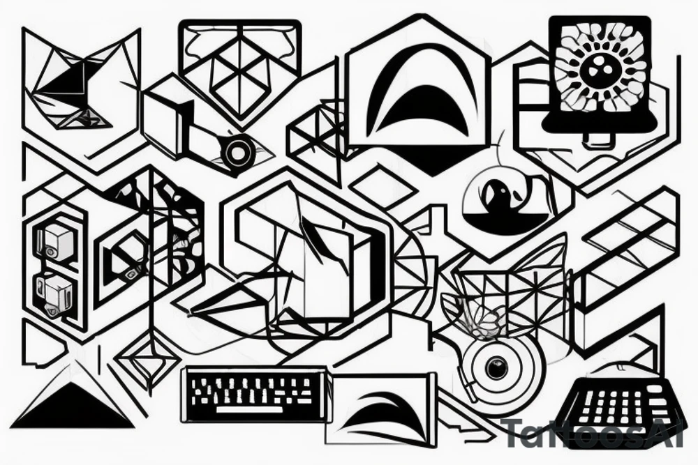 A computer tattoo idea