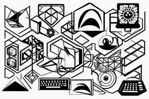 A computer tattoo idea