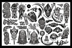 nordic tribal tattoo idea