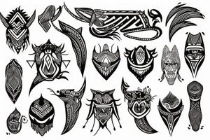nordic tribal tattoo idea