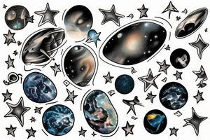 hubble deep field tattoo idea