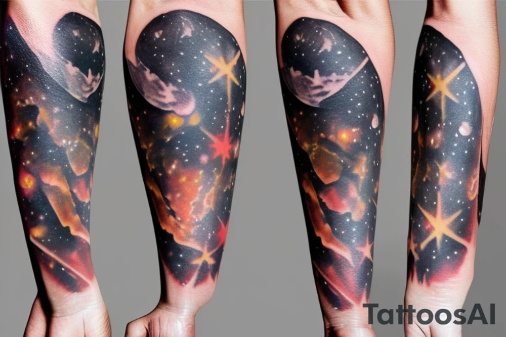 hubble deep field tattoo idea