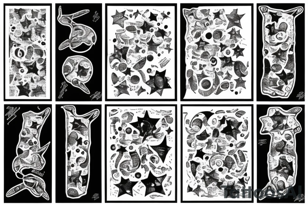 hubble deep field tattoo idea