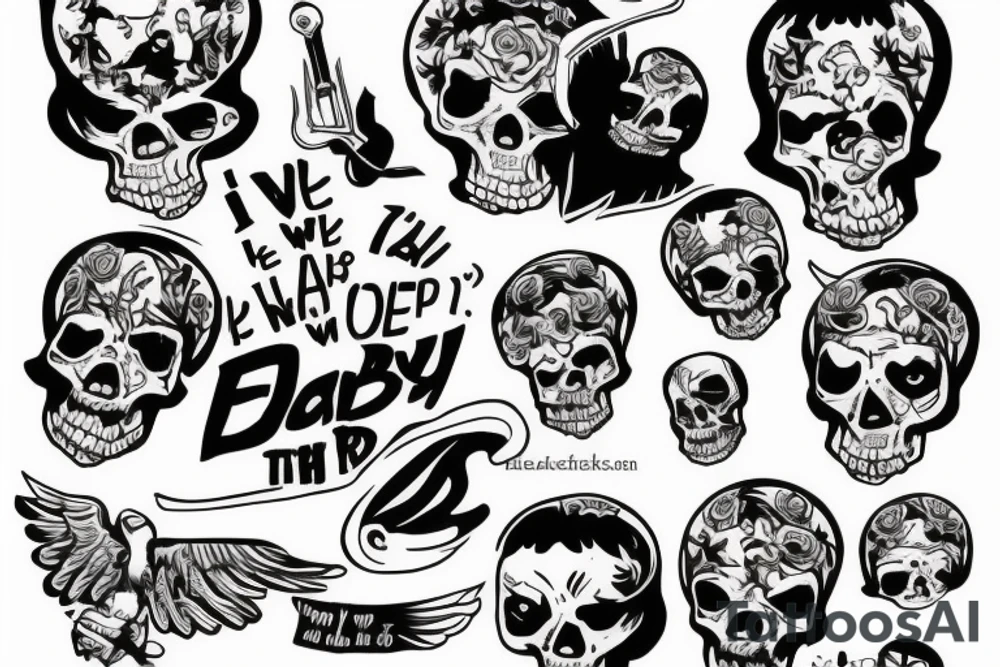 Baby, take my hand (don't fear the reaper)
We'll be able to fly (don't fear the reaper)
Baby, I'm your man tattoo idea