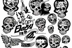 Baby, take my hand (don't fear the reaper)
We'll be able to fly (don't fear the reaper)
Baby, I'm your man tattoo idea