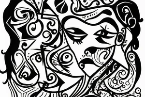 Head explotes in the moom tattoo idea
