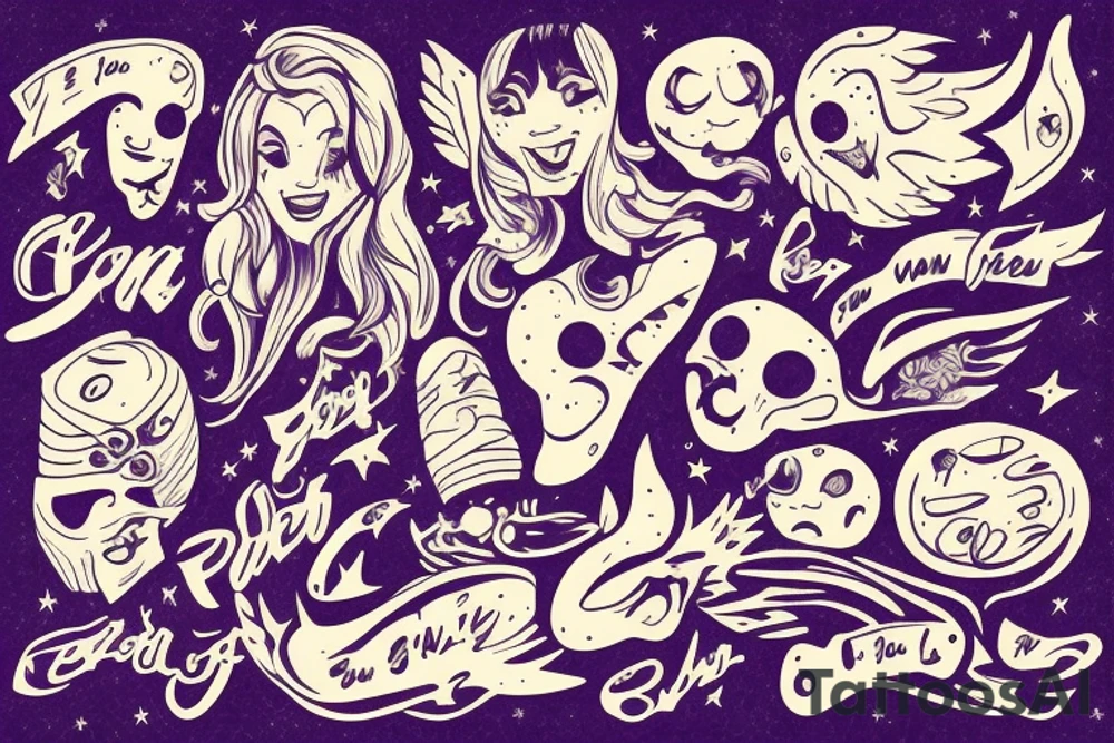 I wanna feel it all joy, pain, and sky tattoo idea
