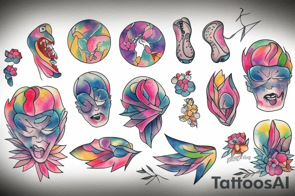 I wanna feel it all joy, pain, and sky tattoo idea